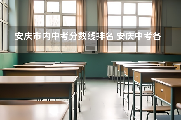 安庆市内中考分数线排名 安庆中考各学校分数线