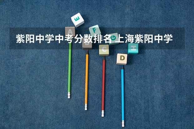 紫阳中学中考分数排名 上海紫阳中学中考升学率
