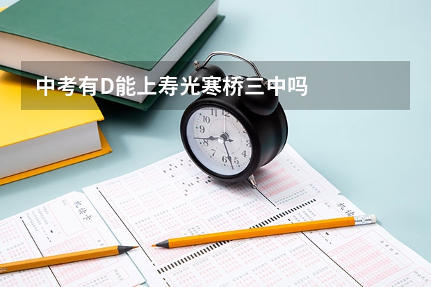 中考有D能上寿光寒桥三中吗