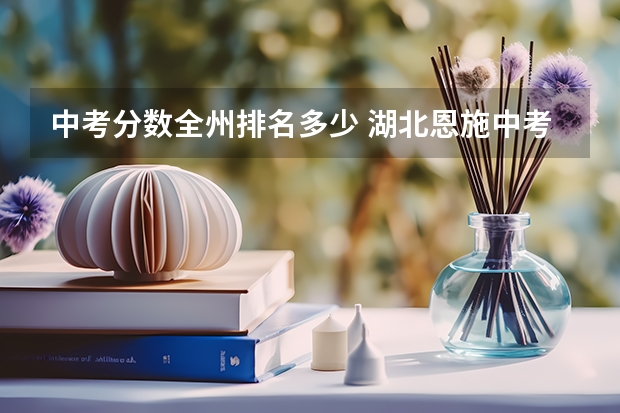 中考分数全州排名多少 湖北恩施中考分数线