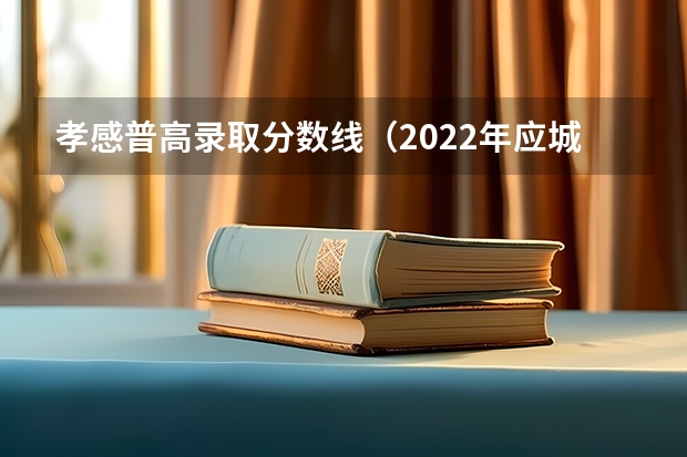 孝感普高录取分数线（2022年应城一中录取分数线？）