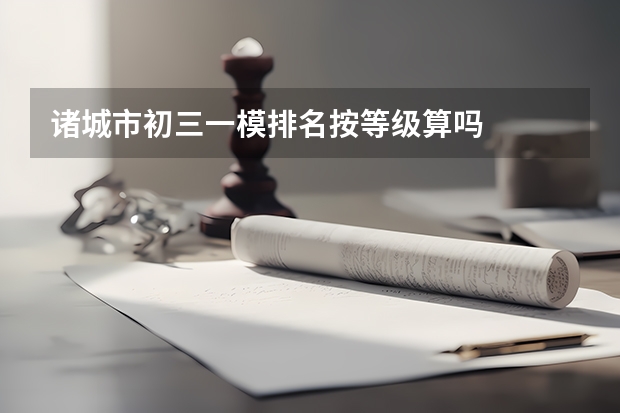 诸城市初三一模排名按等级算吗