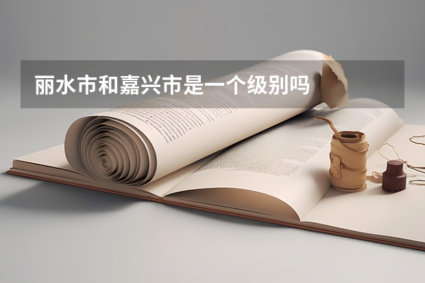 丽水市和嘉兴市是一个级别吗