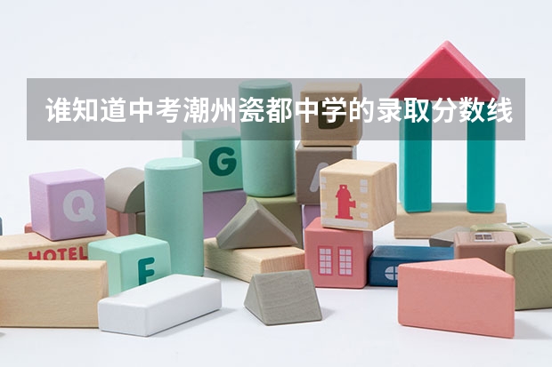 谁知道中考潮州瓷都中学的录取分数线是多少?..人生前途..拜托拜托..