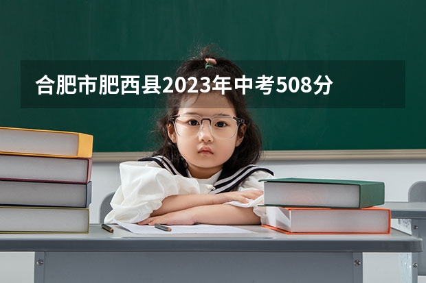 合肥市肥西县2023年中考508分能上什么学校