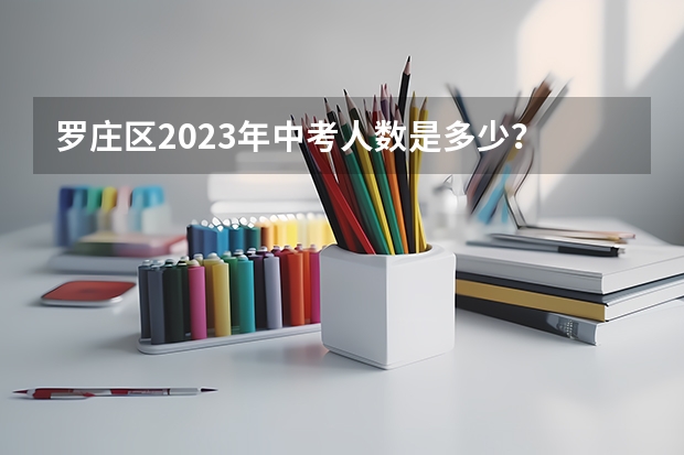 罗庄区2023年中考人数是多少？