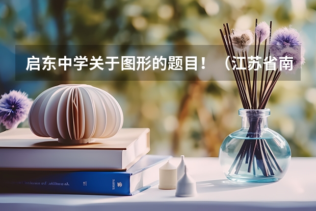 启东中学关于图形的题目！（江苏省南通启东数中考分数）