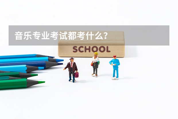 音乐专业考试都考什么?