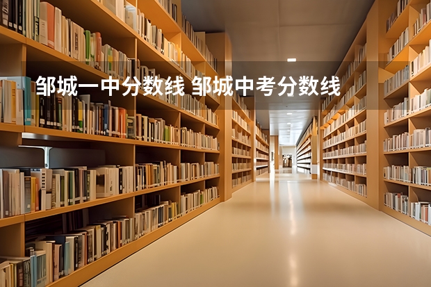 邹城一中分数线 邹城中考分数线