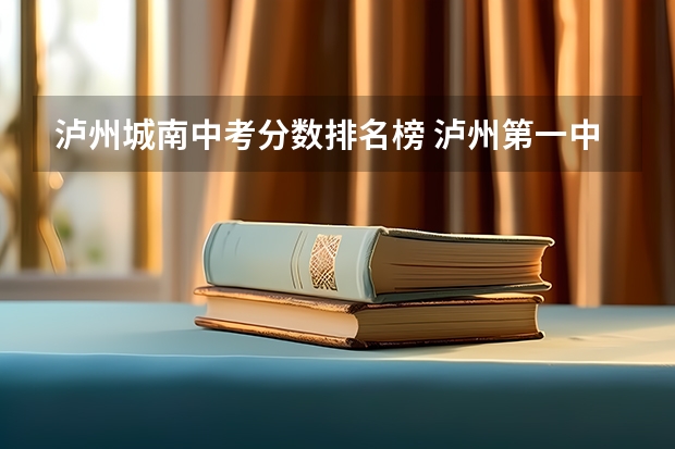 泸州城南中考分数排名榜 泸州第一中学今年中考录取分数线