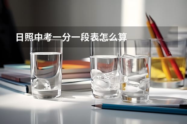 日照中考一分一段表怎么算