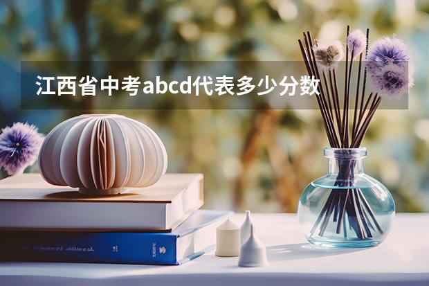 江西省中考abcd代表多少分数