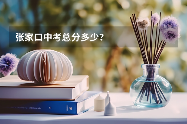 张家口中考总分多少？