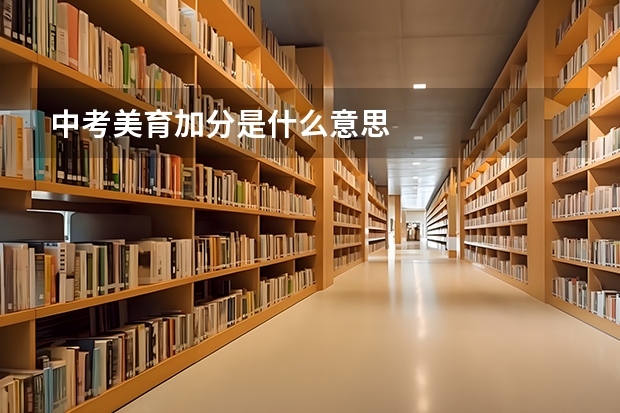 中考美育加分是什么意思