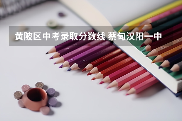 黄陂区中考录取分数线 蔡甸汉阳一中2023中考分数线