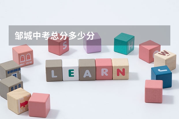 邹城中考总分多少分