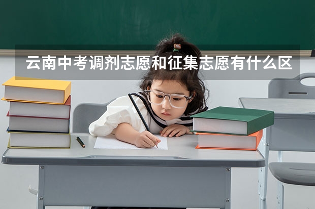 云南中考调剂志愿和征集志愿有什么区别