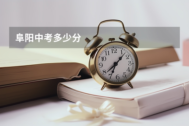 阜阳中考多少分