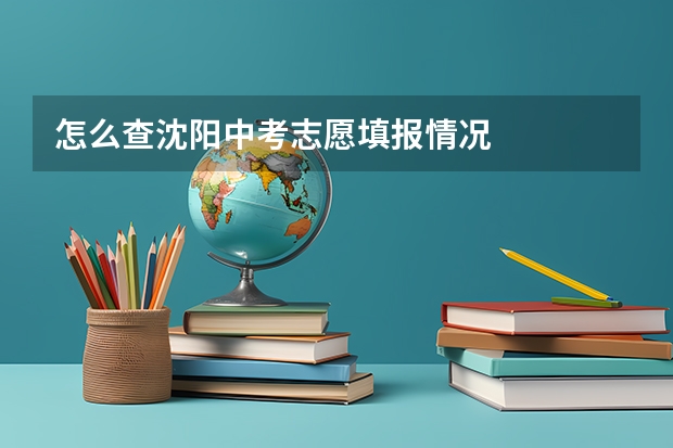 怎么查沈阳中考志愿填报情况